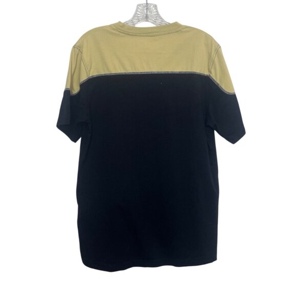 Reebok Pittsburgh Penguins Tshirt Small Black Gold Short Sleeve Fanwear - Picture 2 of 6